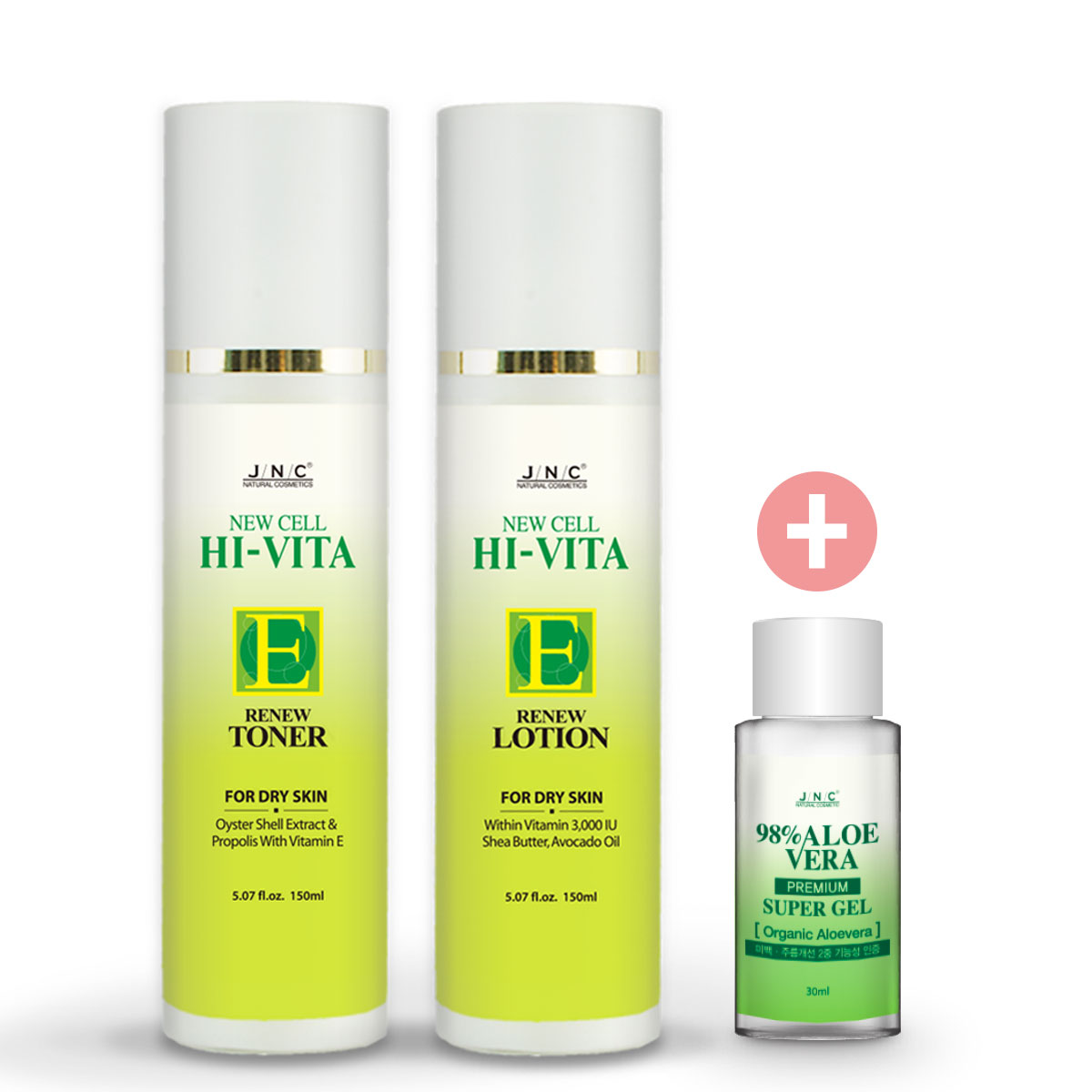 [VVIP전용]JNC 하이비타E 리뉴로션&리뉴토너세트+30ml 슈퍼겔 미니어처 증정